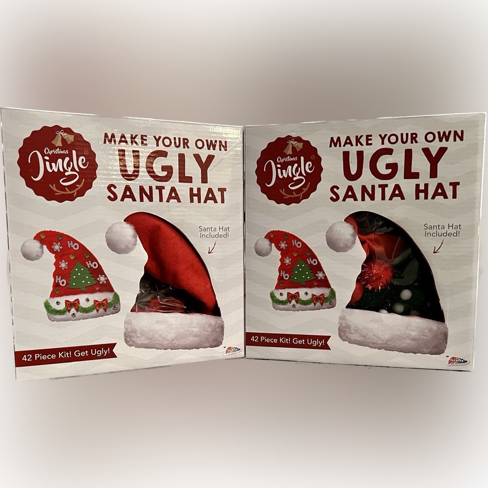 Two Santa Hat Kits